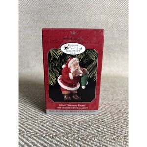 Hallmark Keepsake Collector's Membership Ornament CHRISTMAS FRIEND 1998 QXC4516